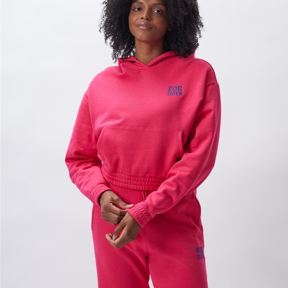 For Days Sweatshirt in Bright Rose - Picture 6 of 7